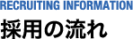 採用の流れ